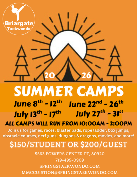 Summer Camp Flier